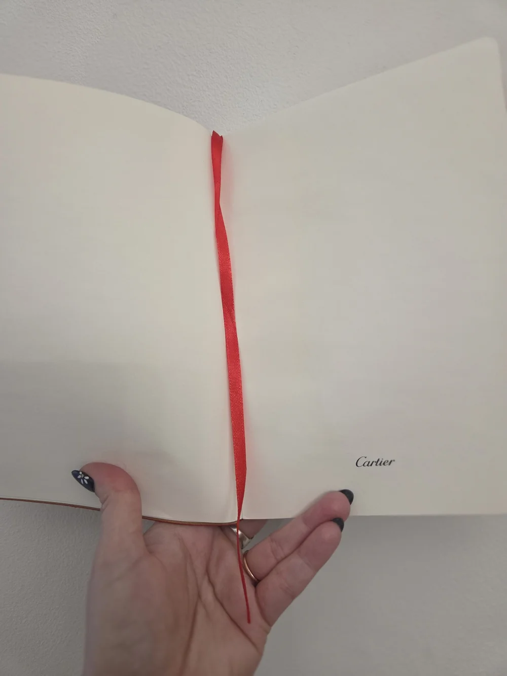 *Brand NEW* Cartier Red Logo Notebook